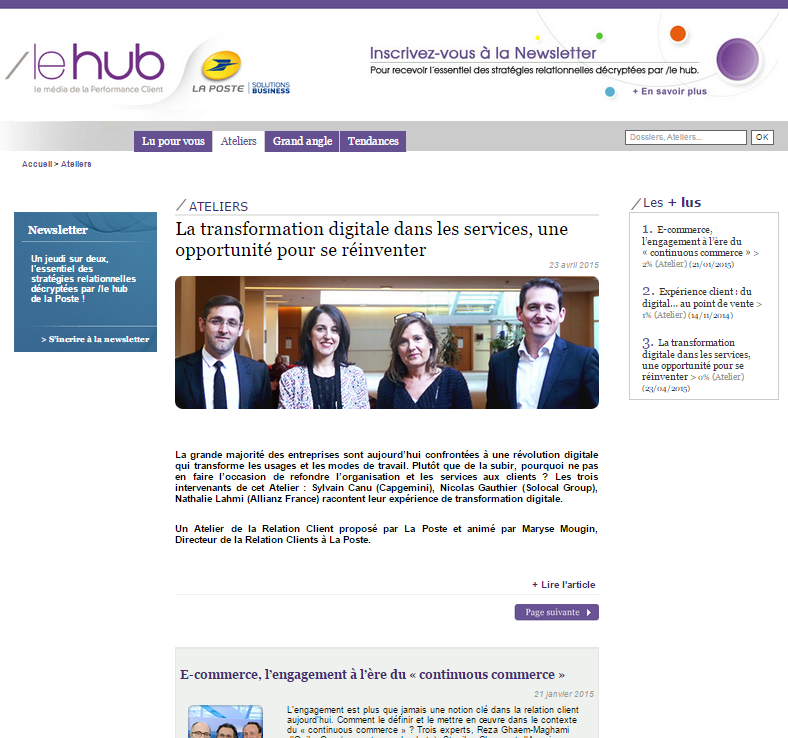 La Poste — Le Hub — capture 3