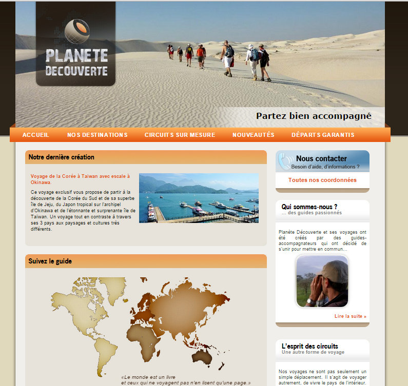 Plan&egrave;te D&eacute;couverte